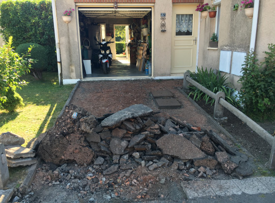 Rénovation d'une entrée de garage | 