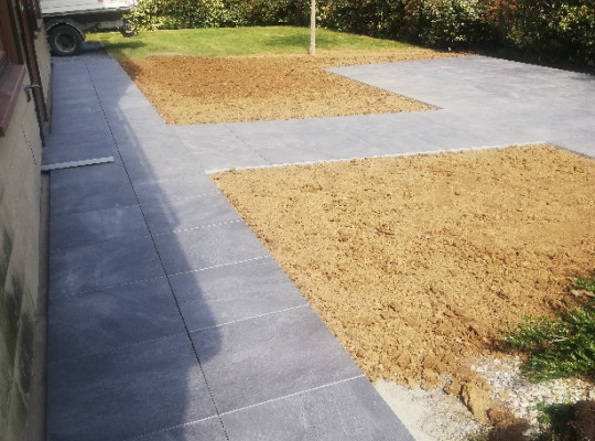 dallage sur plot | 